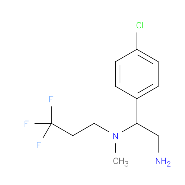 [2-amino-1-(4-chlorophenyl)ethyl](methyl)(3,3,3-trifluoropropyl)amine