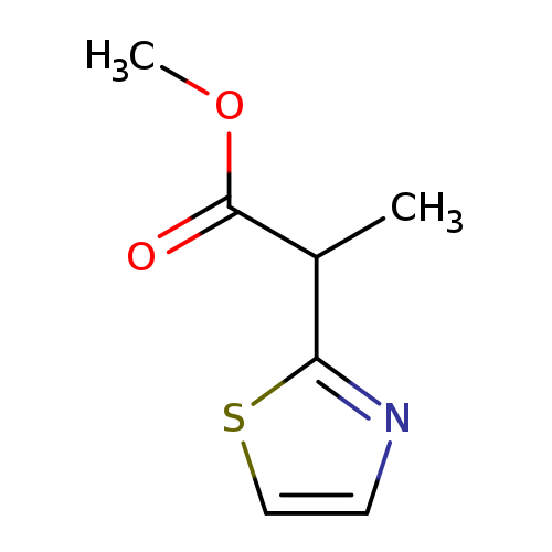 methyl 2-(thiazol-2-yl)propanoate