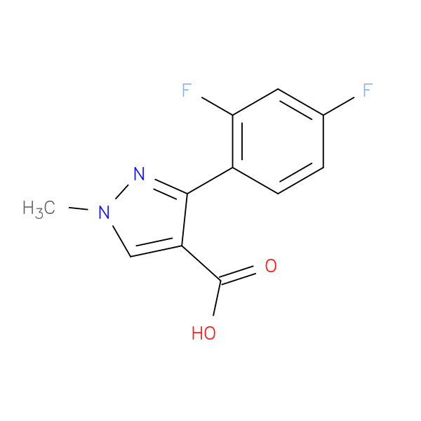 3-(2,4-difluorophenyl)-1-methyl-1H-pyrazole-4-carboxylic acid