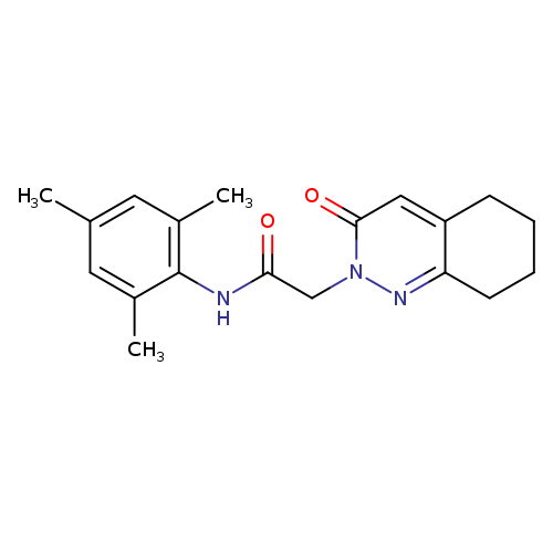 2-(3-oxo-2,3,5,6,7,8-hexahydrocinnolin-2-yl)-N-(2,4,6-trimethylphenyl)acetamide