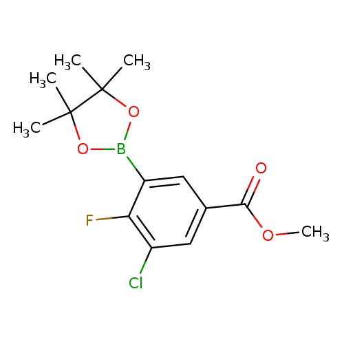 3-Chloro-2-fluoro-5-(methoxycarbonyl)phenylboronic acid, pinacol ester