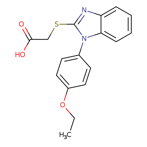 2-{[1-(4-ethoxyphenyl)-1H-1,3-benzodiazol-2-yl]sulfanyl}acetic acid