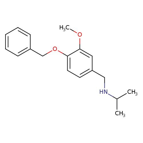 {[4-(benzyloxy)-3-methoxyphenyl]methyl}(propan-2-yl)amine