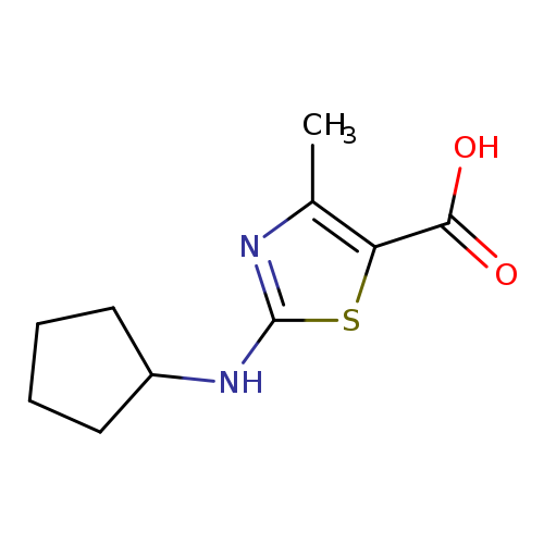 2-(Cyclopentylamino)-4-methyl-1,3-thiazole-5-carboxylic acid