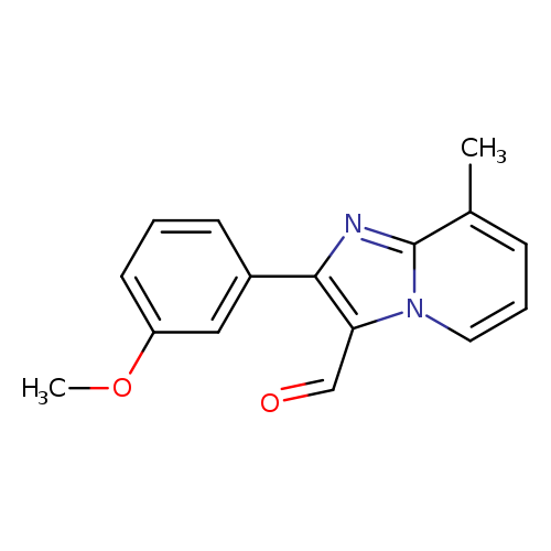 2-(3-Methoxyphenyl)-8-methylimidazo[1,2-a]pyridine-3-carbaldehyde