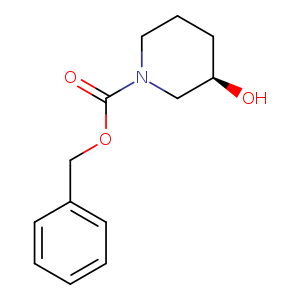 1-Piperidinecarboxylic acid, 3-hydroxy-, phenylmethyl ester, (3R)-
