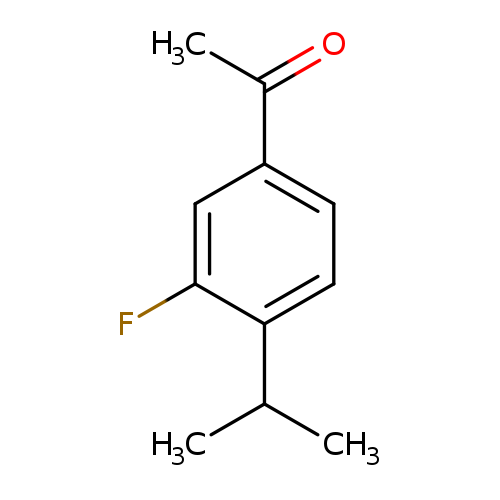 1-[3-fluoro-4-(propan-2-yl)phenyl]ethan-1-one