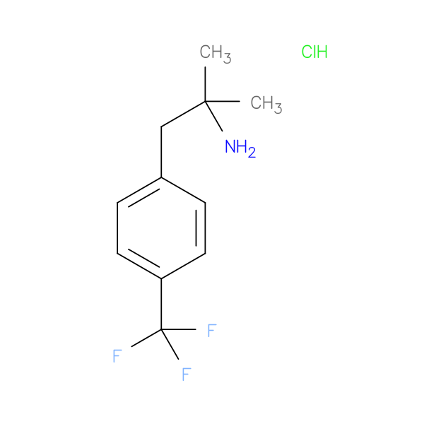 2-Methyl-1-[4-(trifluoromethyl)phenyl]propan-2-amine hydrochloride