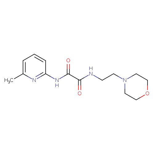 N-(6-methylpyridin-2-yl)-N'-[2-(morpholin-4-yl)ethyl]ethanediamide