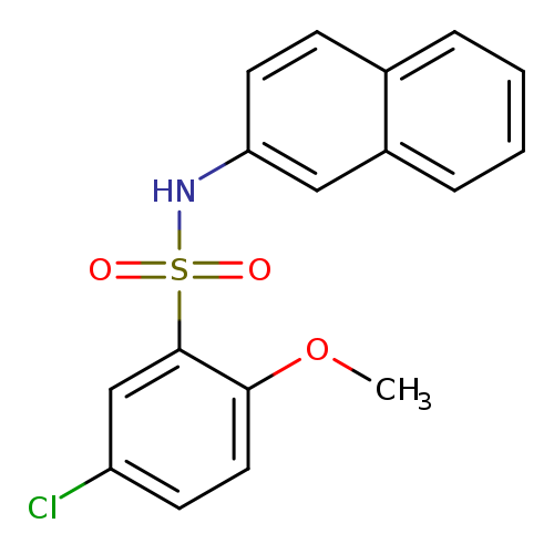 5-chloro-2-methoxy-N-(naphthalen-2-yl)benzene-1-sulfonamide