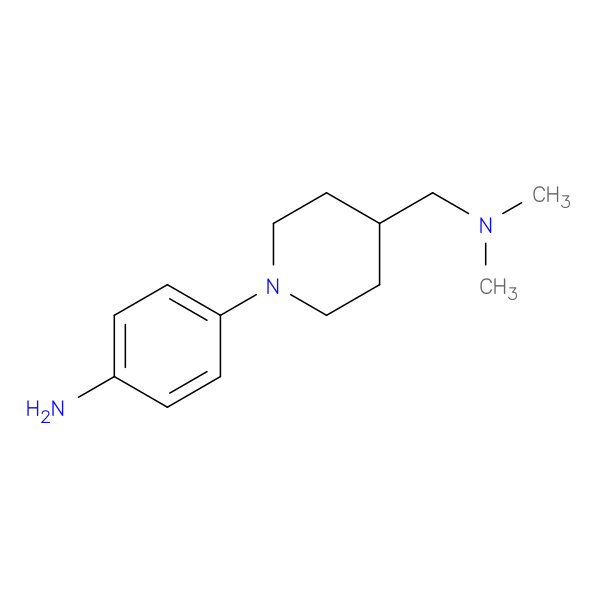 4-{4-[(dimethylamino)methyl]piperidin-1-yl}aniline