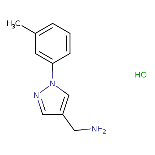 ([1-(3-Methylphenyl)-1h-pyrazol-4-yl]methyl)amine hydrochloride