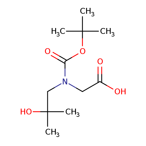 2-{[(tert-butoxy)carbonyl](2-hydroxy-2-methylpropyl)amino}aceticacid