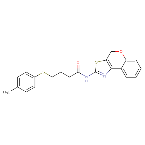 N-{4H-chromeno[4,3-d][1,3]thiazol-2-yl}-4-[(4-methylphenyl)sulfanyl]butanamide