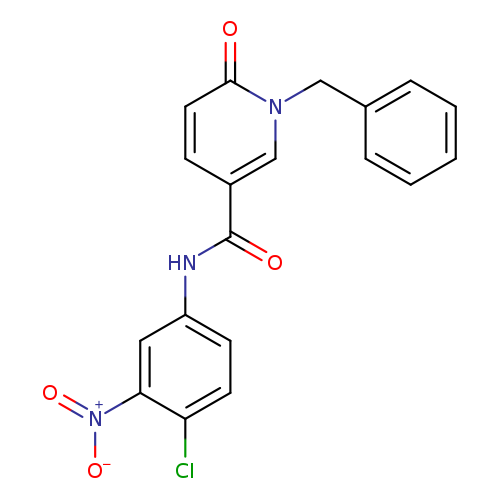 1-benzyl-N-(4-chloro-3-nitrophenyl)-6-oxo-1,6-dihydropyridine-3-carboxamide