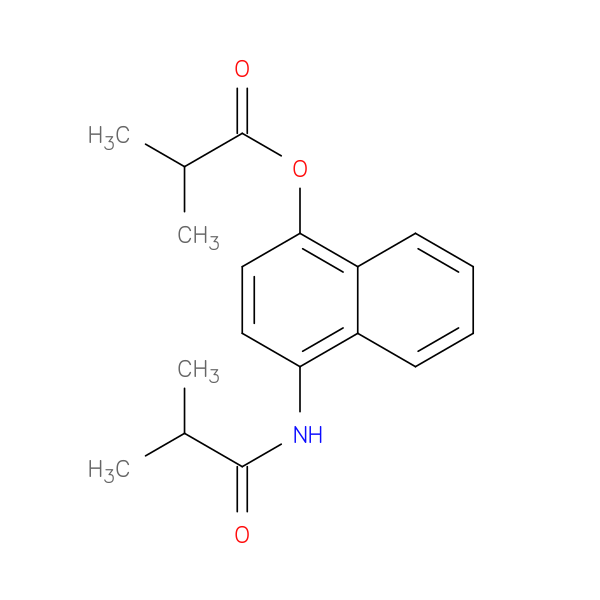 4-Isobutyramidonaphthalen-1-yl isobutyrate