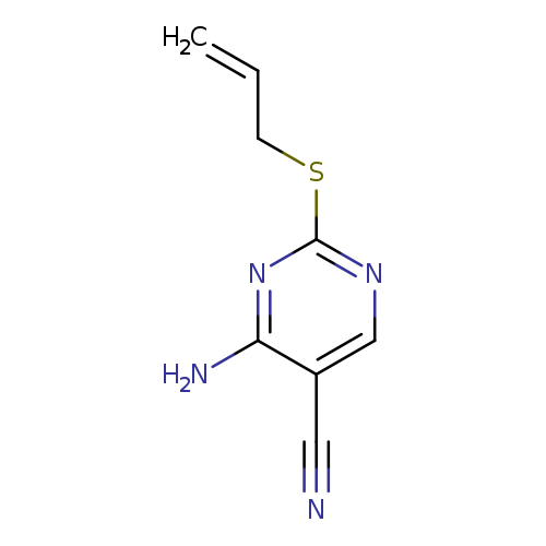 4-amino-2-(prop-2-en-1-ylsulfanyl)pyrimidine-5-carbonitrile