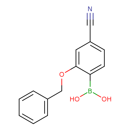 2-Benzyloxy-4-cyanophenylboronic acid