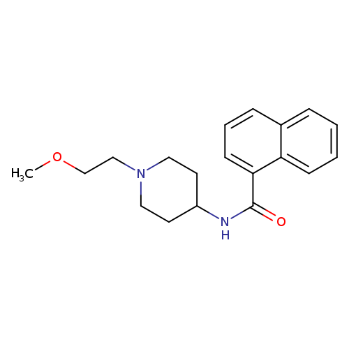 N-[1-(2-methoxyethyl)piperidin-4-yl]naphthalene-1-carboxamide