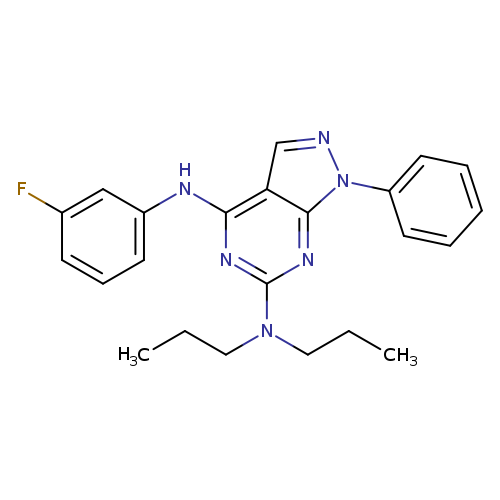 N4-(3-fluorophenyl)-1-phenyl-N6,N6-dipropyl-1H-pyrazolo[3,4-d]pyrimidine-4,6-diamine