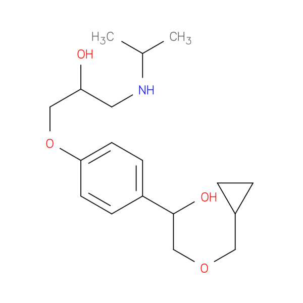1-(4-(2-(Cyclopropylmethoxy)-1-hydroxyethyl)phenoxy)-3-(isopropylamino)propan-2-ol