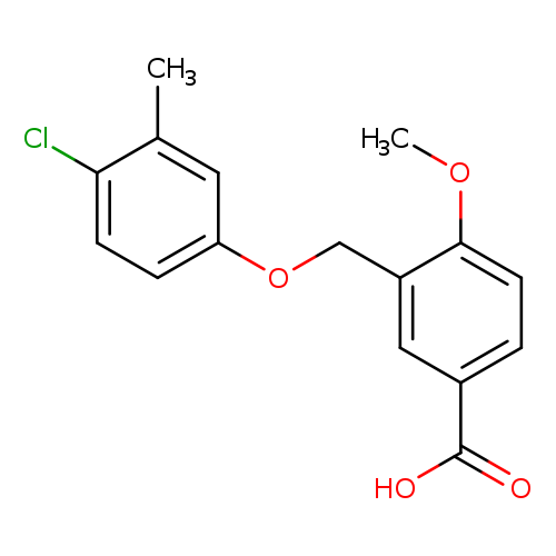 3-[(4-chloro-3-methylphenoxy)methyl]-4-methoxybenzoic acid