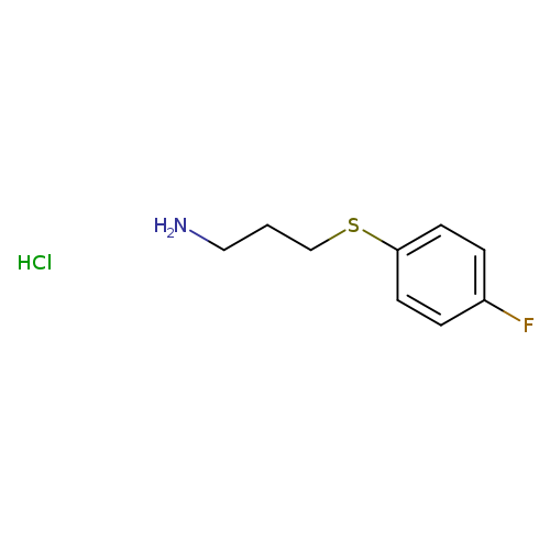 3-[(4-Fluorophenyl)thio]propan-1-amine, HCl