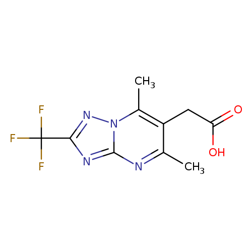 2-[5,7-dimethyl-2-(trifluoromethyl)-[1,2,4]triazolo[1,5-a]pyrimidin-6-yl]acetic acid