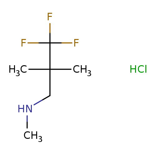 methyl(3,3,3-trifluoro-2,2-dimethylpropyl)aminehydrochloride