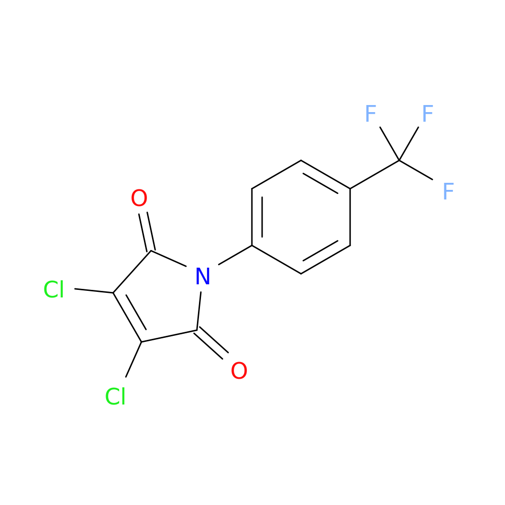 3,4-dichloro-1-[4-(trifluoromethyl)phenyl]-2,5-dihydro-1H-pyrrole-2,5-dione