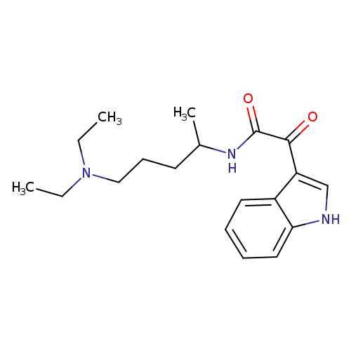 N-[5-(diethylamino)pentan-2-yl]-2-(1H-indol-3-yl)-2-oxoacetamide
