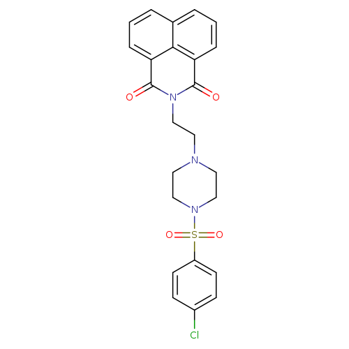 3-{2-[4-(4-chlorobenzenesulfonyl)piperazin-1-yl]ethyl}-3-azatricyclo[7.3.1.0^{5,13}]trideca-1(12),5,7,9(13),10-pentaene-2,4-dione