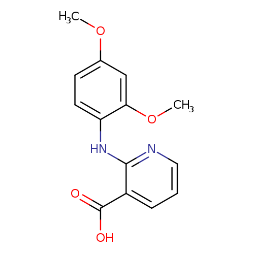 2-[(2,4-Dimethoxyphenyl)amino]nicotinic acid