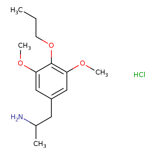 1-(3,5-dimethoxy-4-propoxyphenyl)propan-2-amine,monohydrochloride