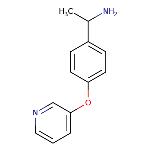 1-[4-(pyridin-3-yloxy)phenyl]ethan-1-amine
