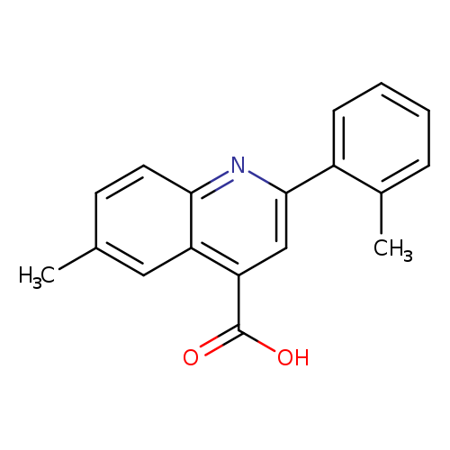 6-Methyl-2-(2-methylphenyl)quinoline-4-carboxylic acid