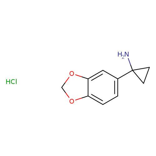 1-(1,3-dioxaindan-5-yl)cyclopropan-1-amine hydrochloride