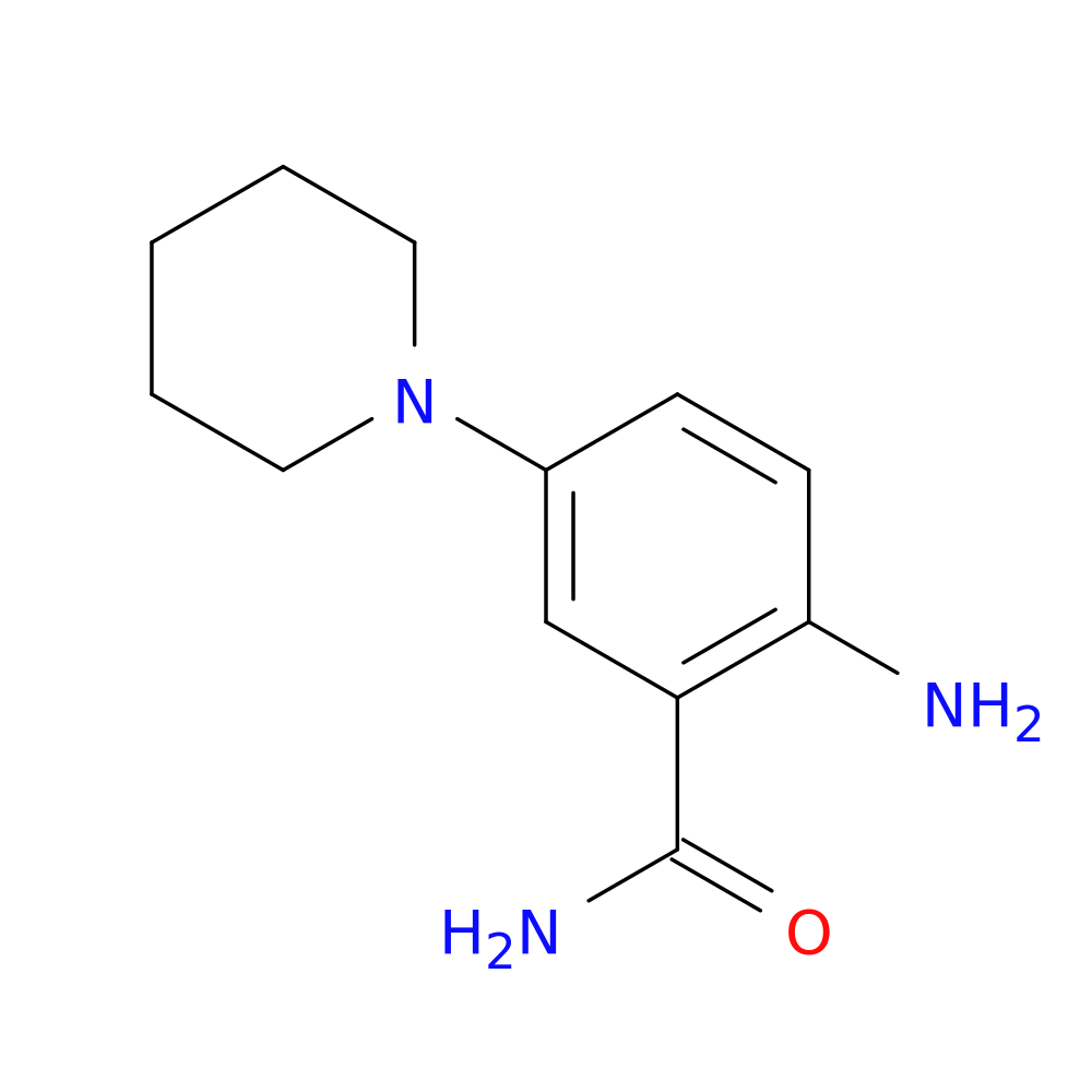 2-Amino-5-(piperidin-1-yl)benzamide