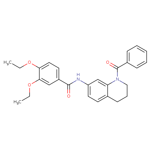 N-(1-benzoyl-1,2,3,4-tetrahydroquinolin-7-yl)-3,4-diethoxybenzamide