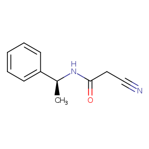 2-cyano-N-((S)-1-phenylethyl)acetamide