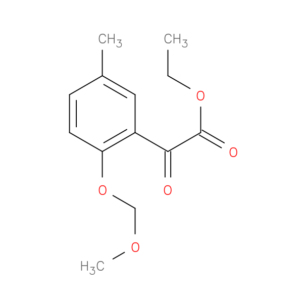 ethyl 2-[2-(methoxymethoxy)-5-methylphenyl]-2-oxoacetate