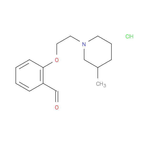 2-(2-(3-Methylpiperidin-1-yl)ethoxy)benzaldehyde hydrochloride