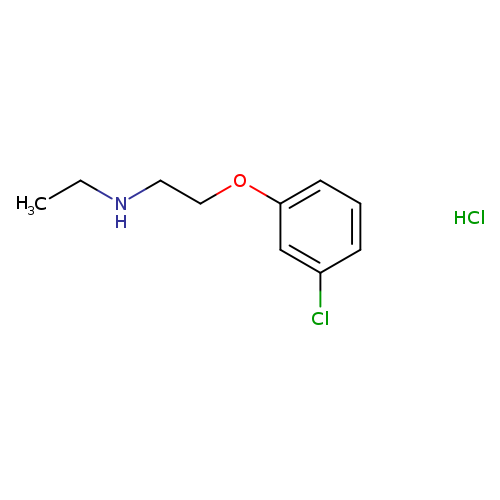 [2-(3-chlorophenoxy)ethyl]ethylamine hydrochloride