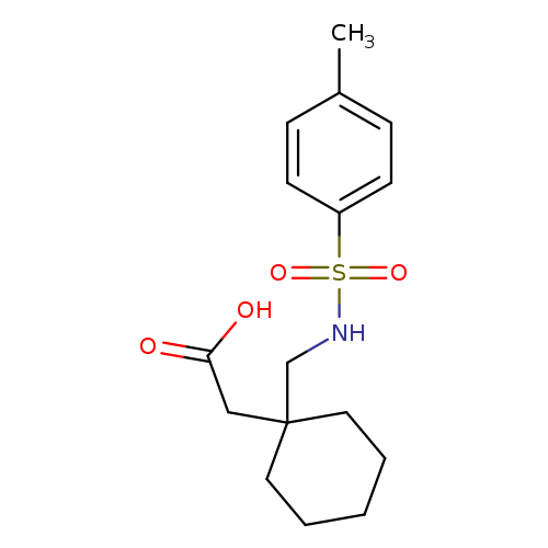 [1-(([(4-Methylphenyl)sulfonyl]amino)methyl)cyclohexyl]acetic acid
