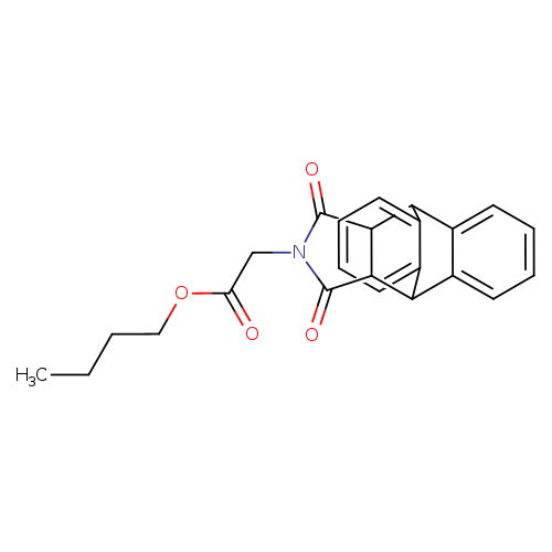 butyl 2-{16,18-dioxo-17-azapentacyclo[6.6.5.0^{2,7}.0^{9,14}.0^{15,19}]nonadeca-2(7),3,5,9(14),10,12-hexaen-17-yl}acetate