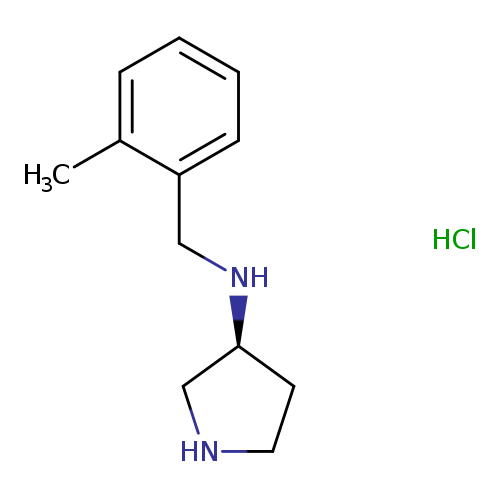 3-Pyrrolidinamine, N-[(2-methylphenyl)methyl]-, hydrochloride (1:1), (3S)-