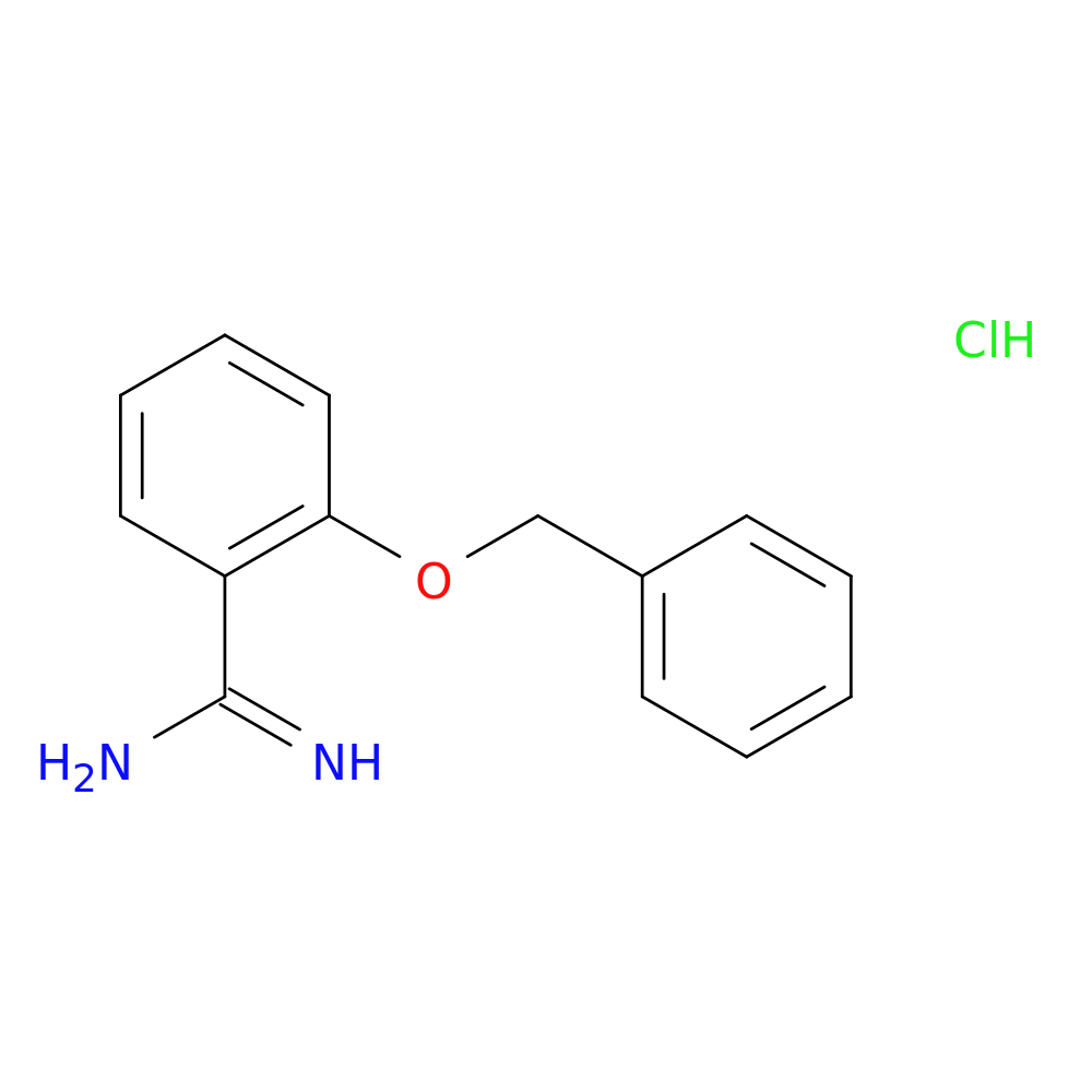 2-(benzyloxy)benzene-1-carboximidamide hydrochloride