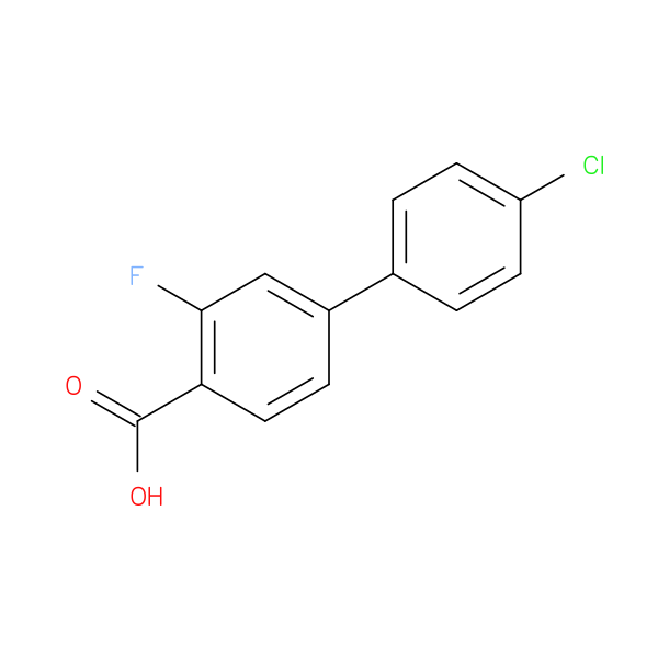 4-(4-Chlorophenyl)-2-fluorobenzoic acid