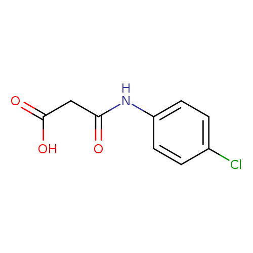 2-[(4-chlorophenyl)carbamoyl]acetic acid
