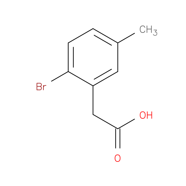 2-Bromo-5-methylbenzeneacetic acid